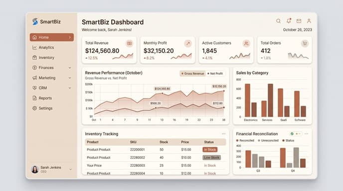 SmartBiz Interface